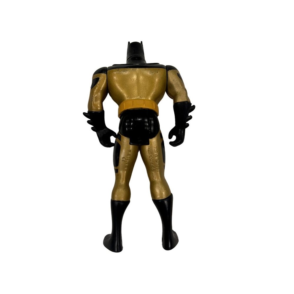 Vintage 1993 Kenner Comics Inc Gold Batman Action Figure 5" - Picture 2 of 3